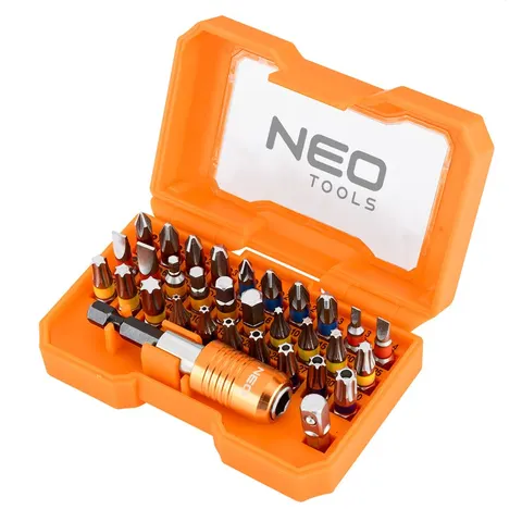 NEO TOOLS Bitset 32 Delen met Magnetische Houder – afbeelding 1
