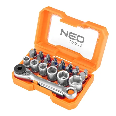 NEO TOOLS Bitset 24 Delen - PH, PZ, TT, HEX – afbeelding 1