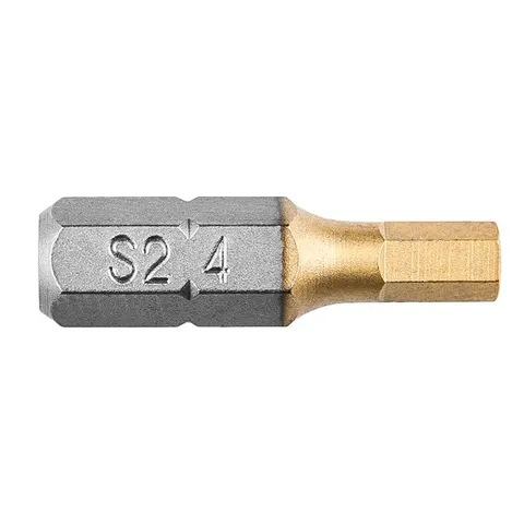 2x HEX 4.0 x 25 mm Schroefbits - Duurzaam Staal – afbeelding 1