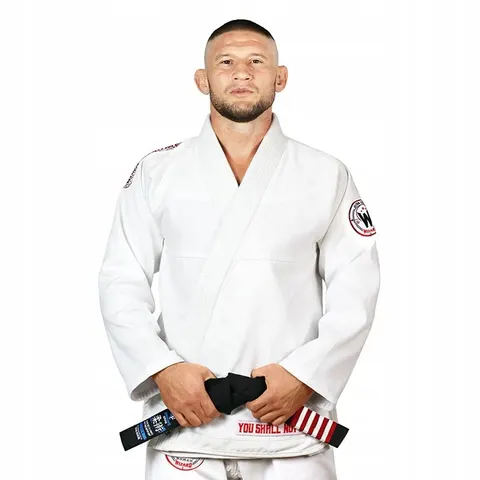 Kimono Gi do Bjj Wizard (Białe) A5 Ground Game – zdjęcie 1