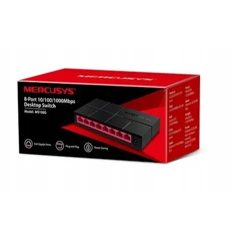 Switch Mercusys MS108G – zdjęcie 1