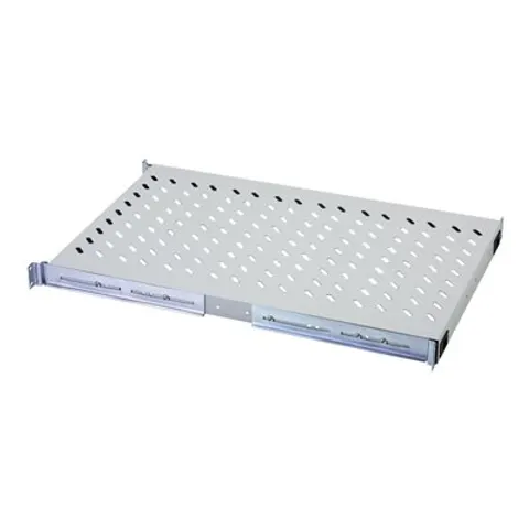 DIGITUS 19, Fachboden, ausziehbar, Tiefe: 720 mm, grau – Bild 1