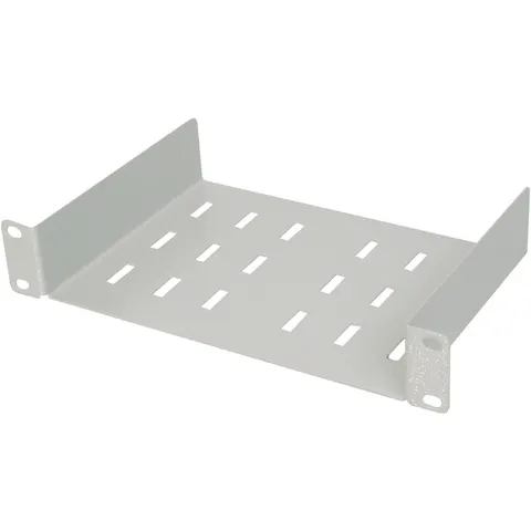 DIGITUS Fachboden 1HE 254mm (10"), grau – Bild 1