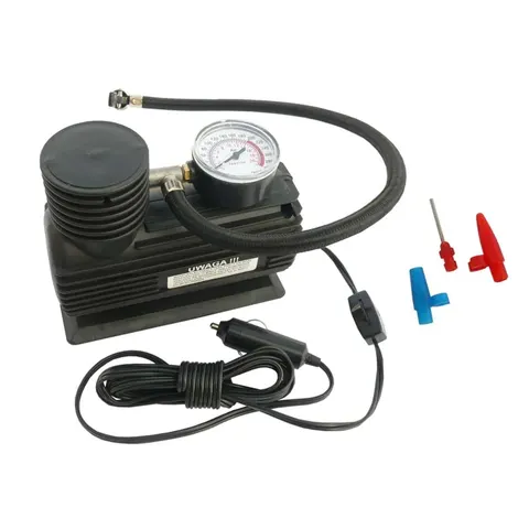 CarCommerce Kompresor samochodowy 12 V – Czarny – zdjęcie 1