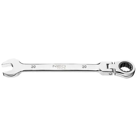 NEO Klucz - Ringsteeksleutel - Pivoterend - Ratchet - 30 mm – afbeelding 1