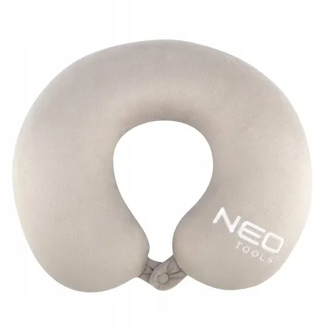 NEO TOOLS GD016 - Reiskussen - Grijs - Memory Foam - Flocktechniek – afbeelding 1