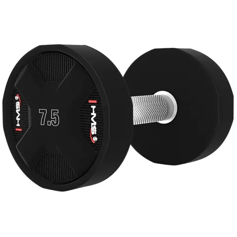 Polyurethan-Dumbbell HMS HPC – Schwarz – 508635 – Bild 1