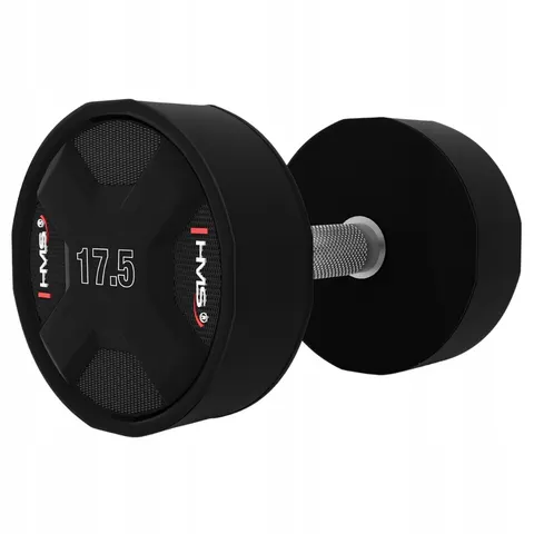 Polyurethan-Dumbbell HMS HPC – Schwarz – 508895 – Bild 1