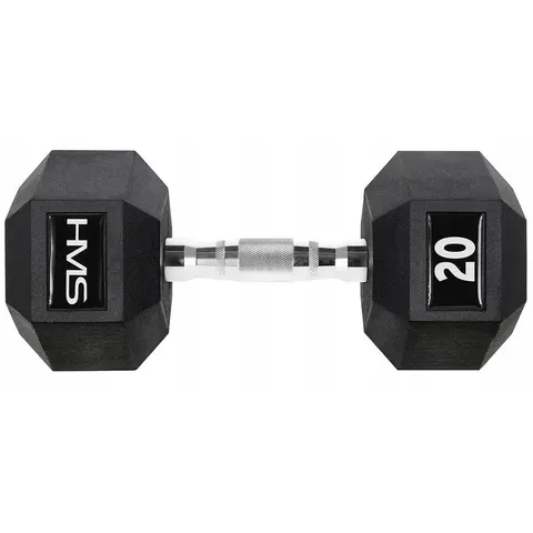 Hanteln HMS Hex Pro – Schwarz – 518122 – Bild 1