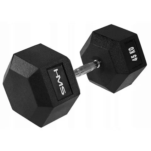 Hanteln HMS Hex Pro – Schwarz – 518221 – Bild 1