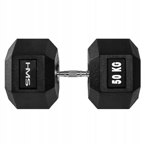 Hantla gumowana 50kg Hex Pro Hms – zdjęcie 1