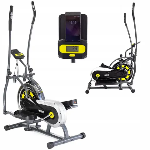 Elliptischer Crosstrainer HMS H6512 – Gelb – Bild 1
