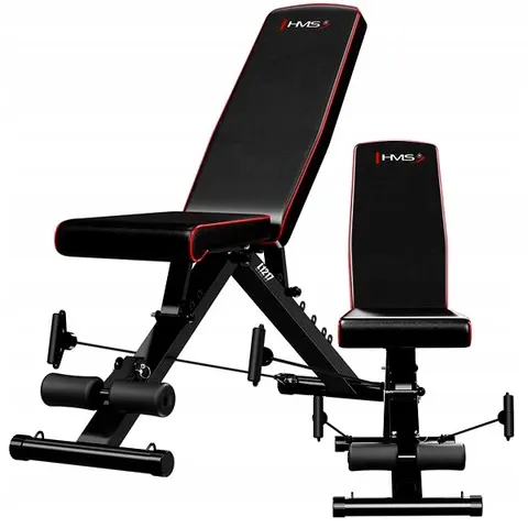 Banc de musculation HMS L1217 – Noir – image 1