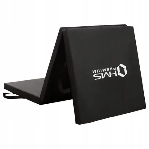 Faltbare Gymnastikmatte HMS Mgs021 Premium – Schwarz – Bild 1