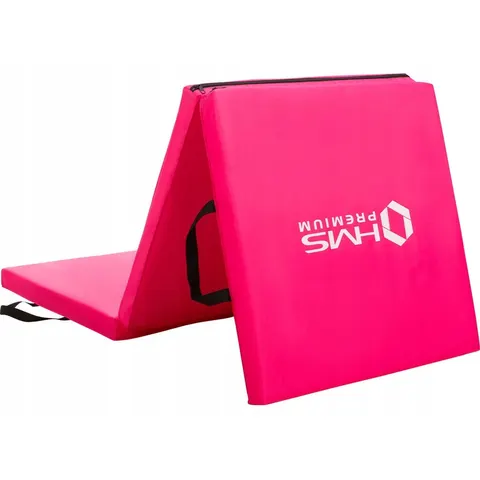 Faltbare Gymnastikmatte HMS Mgs021 Premium – Rosa – Bild 1