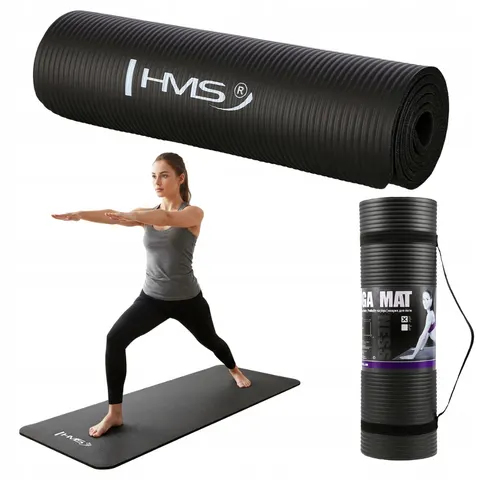 Yogamatte HMS YM04 – Schwarz – Bild 1