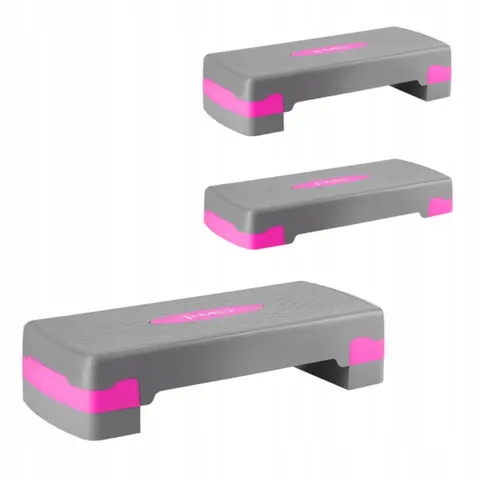 AS003 Gray/pink Step Do Aerobiku Hms – zdjęcie 1