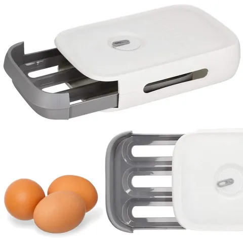 Springos Eiercontainer Voor De Koelkast - Organizer - Doos - 21 Stuks – afbeelding 1