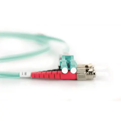 DIGITUS LWL Patchkabel, 2 x ST - LC-Duplex, OM3, 10,0 m – Bild 1