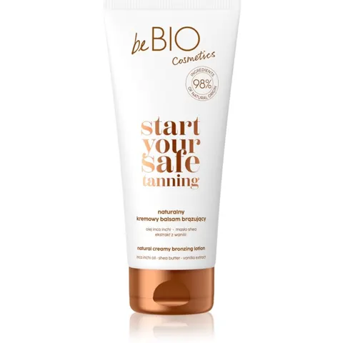 beBIO Safe Tanning Getinte Melk voor het Lichaam 200 ml – afbeelding 1