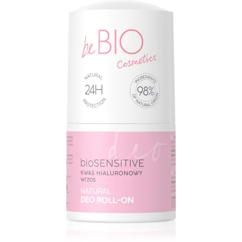 beBIO Hyaluro bioSensitive roll-on deodorant for sensitive skin 50 ml – image 1