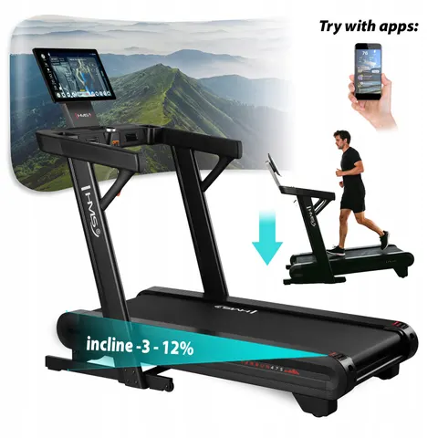 Laufband HMS Terrun475 – Noir – Bild 1