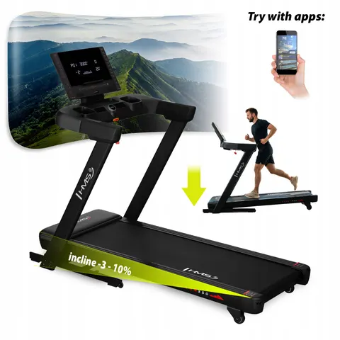 Laufband HMS Terrun350 – Noir – Bild 1