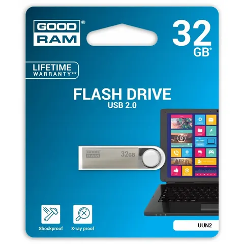 Pendrive USB 2.0 32GB UNN2 (Plata) - GOODRAM – imagen 1