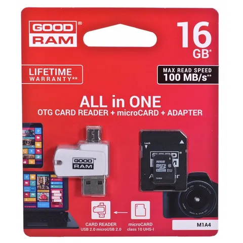 Karta Sd Goodram CL10 16 Gb – zdjęcie 1
