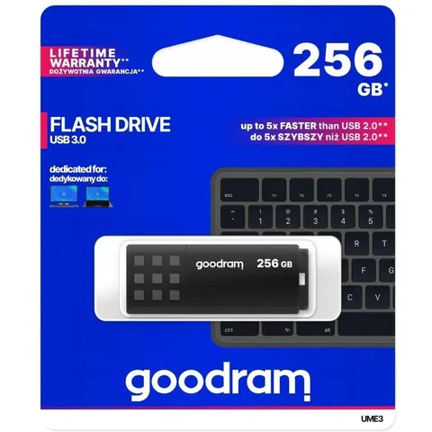 Pendrive Goodram Usb 3. 2 256GB czarny Goodram – zdjęcie 1