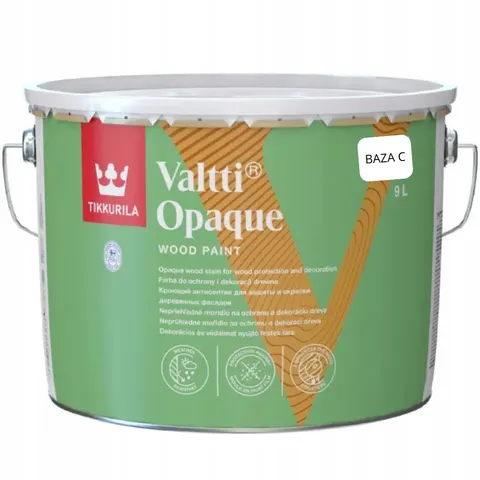 Tikkurila Valtti Opaque 9l Farba do drewna Baza C – zdjęcie 1
