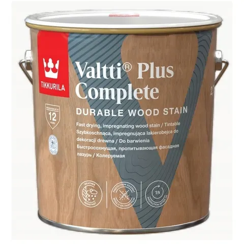 Lakierobejca Tikkurila Valtti Plus Complete 9L – zdjęcie 1