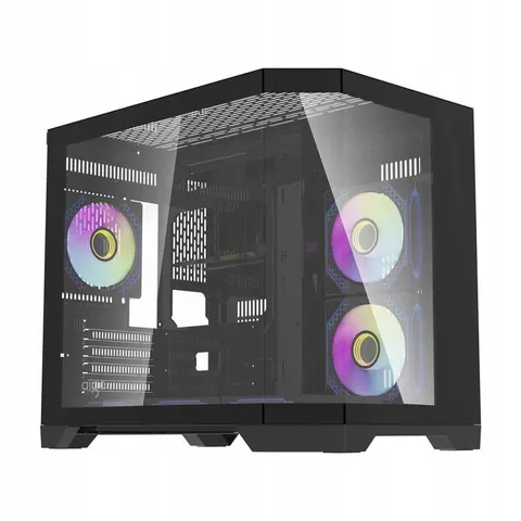 Darkflash Ft418 Computerbehuizing Met 6 Argb-Ventilatoren Voor Pc – 048229 – afbeelding 1
