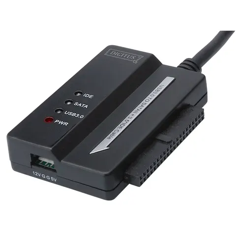 DIGITUS HDD-Adapterkabel USB3.0 -> SATAII + 3.5" IDE – Bild 1