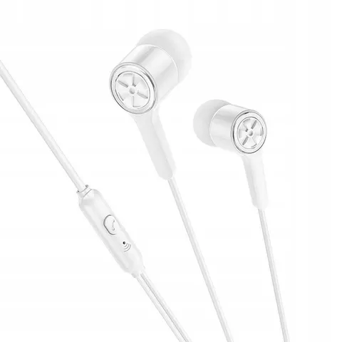 Handsfree 3.5mm HOCO M104, Weiß – Bild 1