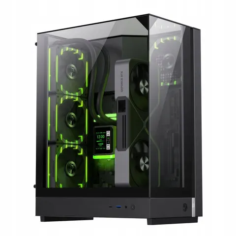 GameMax T20 BK Midi Tower Zwart – afbeelding 1