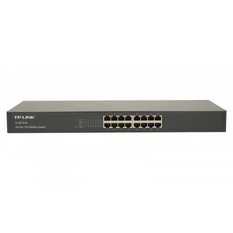 Conmutador de rack de 16 puertos TP-Link 10/100Mbps – imagen 1
