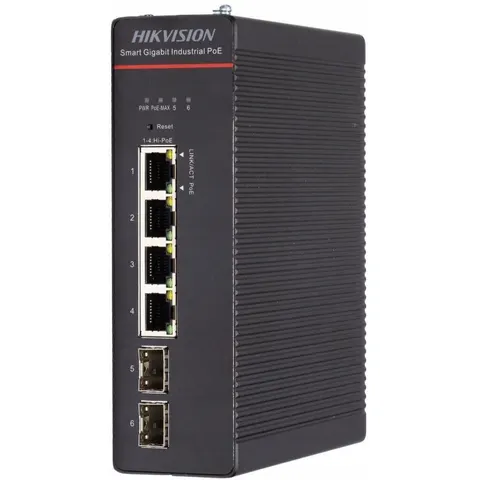 Switch Hikvision DS-3T1506HP-SI-4P2F LinkVu – zdjęcie 1