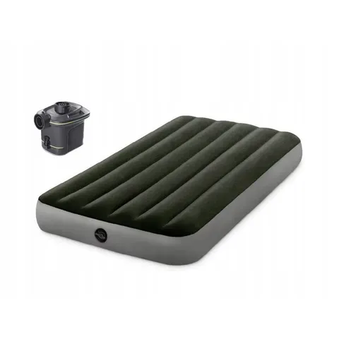 Intex Prestige Downy met batterijpomp - eenpersoons – afbeelding 1