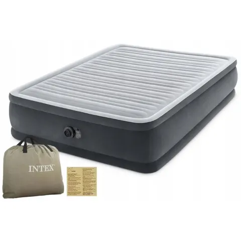 Matelas gonflable Comfort Plush Elevated 2 places H. 46 cm - Intex – image 1