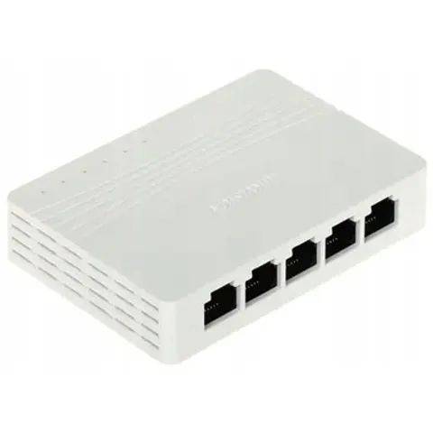 Hikvision DS-3E0505D-E - KVM-switch - 5 Gigabit Ethernet poorten – afbeelding 1