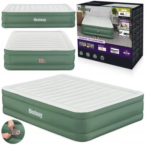 Bestway Toughlite Plush Luftbett - Queensize (152 cm) – afbeelding 1