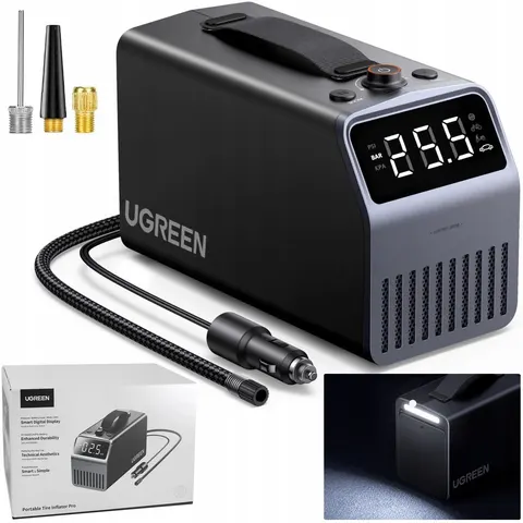 Compressore Auto UGREEN Display Digitale – Nero – immagine 1
