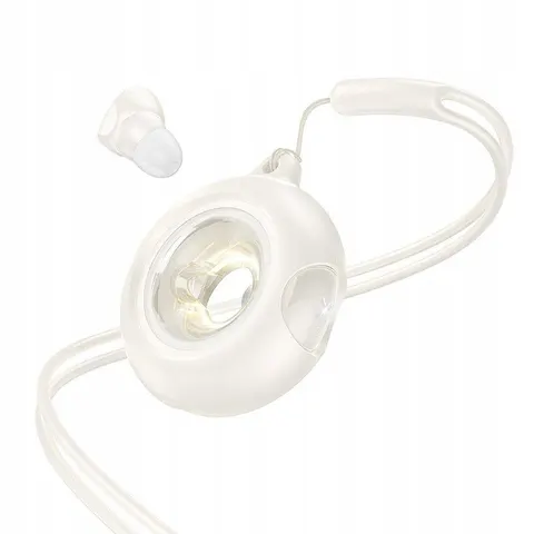 Vivavoce Bluetooth HOCO EW71 Mini Donut, TWS, Bianco – immagine 1