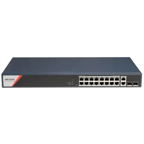 Hikvision DS-3E1520HP-SI-16P2T2F Managed Switch PoE - Switch - Glasfaser (LWL) – Bild 1