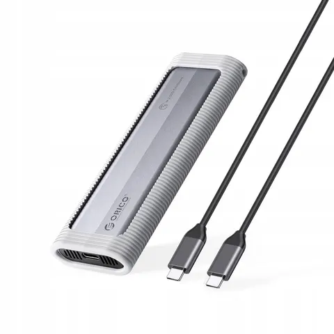 Rack Orico AXM2F per SSD SATA M.2 NGFF, Grigio – immagine 1