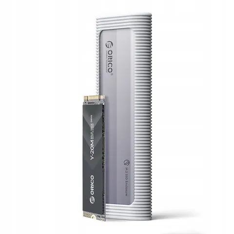 Rack Orico AXM2-G2 per SSD M.2 NVMe, Grigio – immagine 1