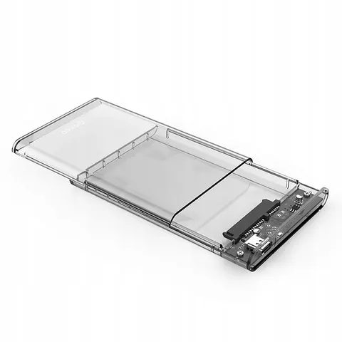 Rack Orico 2139C3 per HDD / SSD SATA 2.5 pollici, USB-C, Trasparente – immagine 1