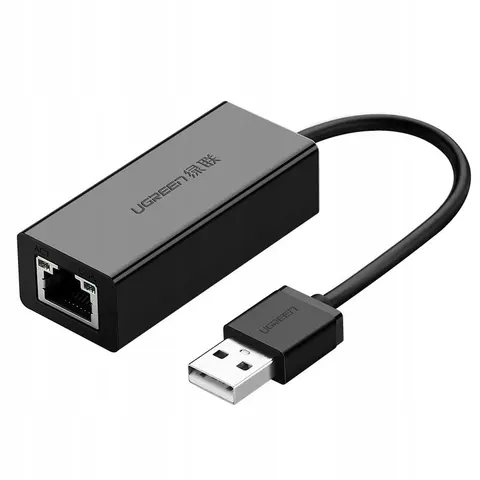 Scheda di Rete UGREEN CR110, RJ45, USB, Nero – immagine 1