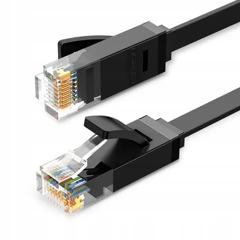 Kabel Ugreen NW102 Cat. 6 5m płaski (czarny) Ugreen – zdjęcie 1